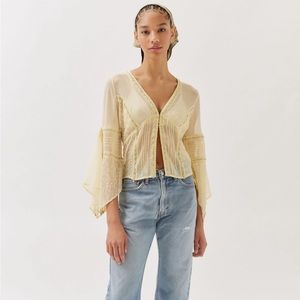 UO SHEER BLOUSE
